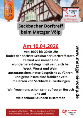 Dorftreff Seckbach 10.04