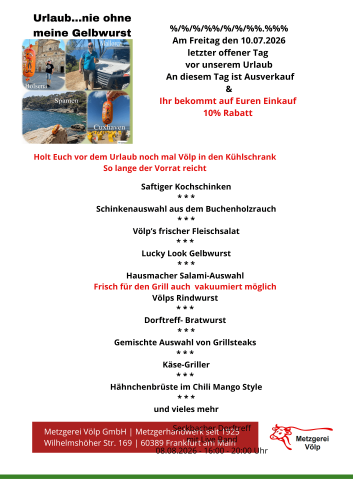 Urlaubsangebot %